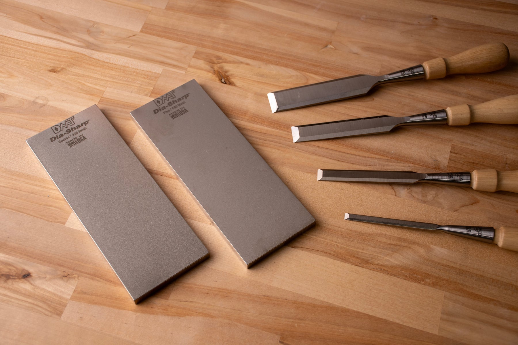 How to Sharpen Chisels with the DMT Double-Sided 8" Dia-Sharp Kit