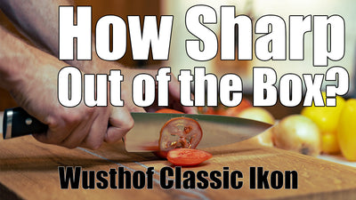 How Sharp is the Wusthof Classic Ikon - Video