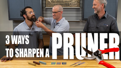 3 Ways to Sharpen a Felco #2 Pruner - Video