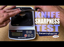 Testing the Factory Sharpness of a Torjiro Petty Knife - Video