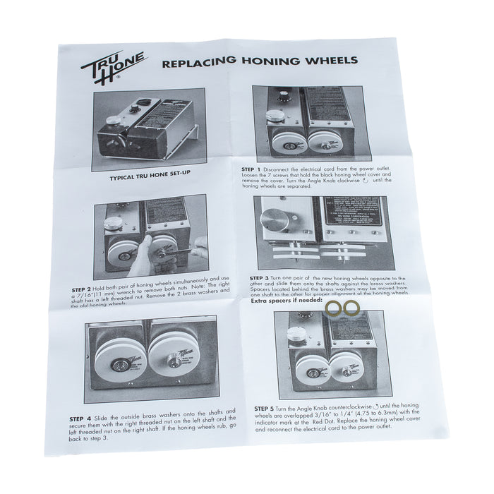 Tru Hone Grinding Wheels 1000 Grit  Set