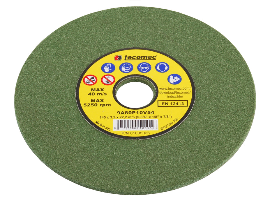 5-3/4" x 3/16" Chainsaw Grinding Wheels 80 Grit Box of 5