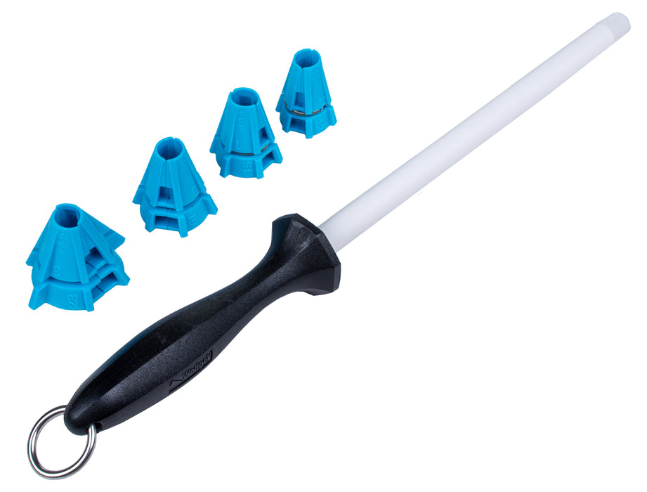Ceramic Sharpening Rod with Angle Guides