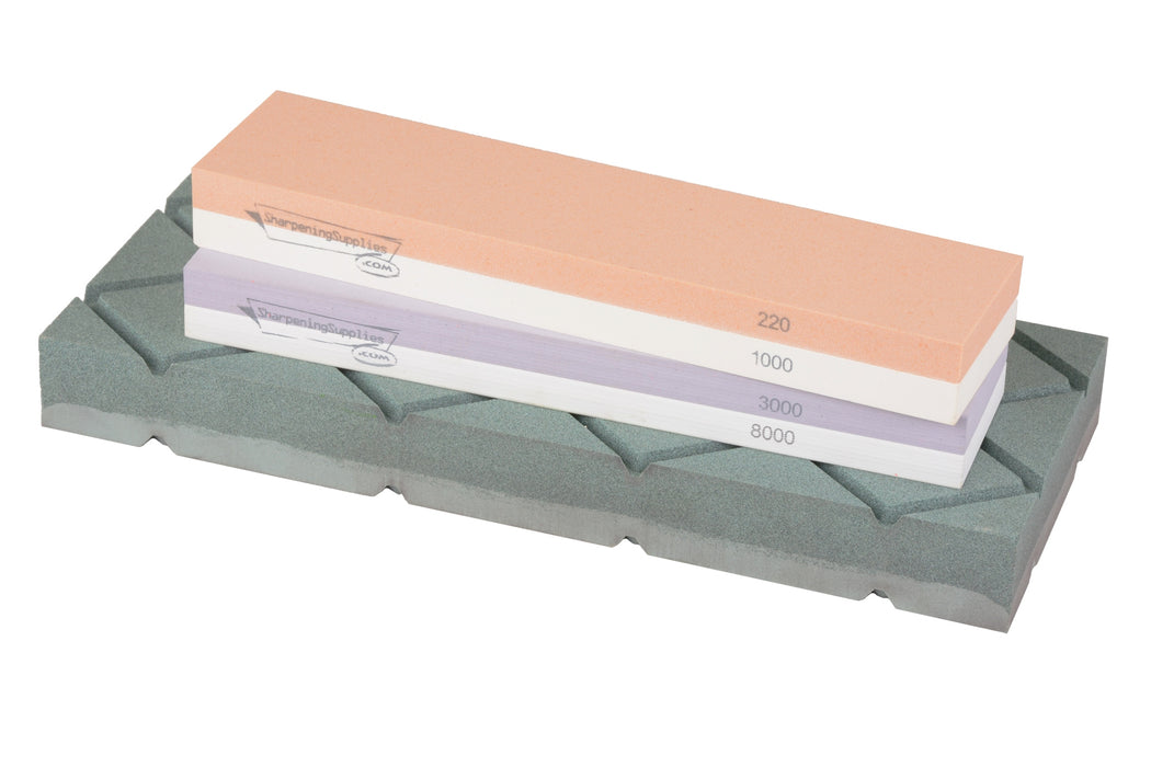 Double-Sided 8" Quendro Water Stone Kit